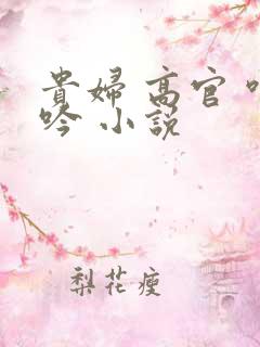 贵妇 高官 呻吟 小说