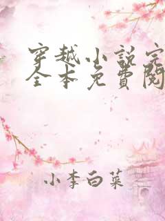 穿越小说完结篇全本免费阅读