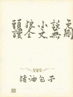 头狼小说免费阅读全文无删减