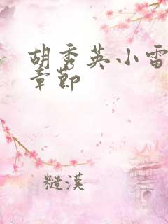 胡秀英小雷全部章节