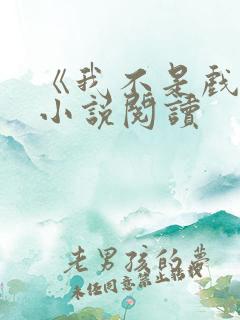《我不是戏神》小说阅读