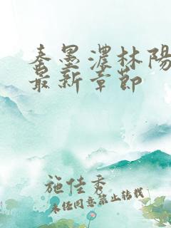 秦墨浓林阳小说最新章节