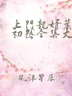 上门龙婿叶辰萧初然全集大结局