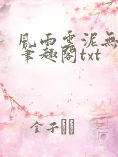 风雨云泥无删减笔趣阁txt