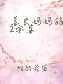 善良妈妈的朋友2字幕