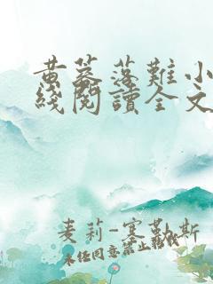 黄蓉落难小说在线阅读全文