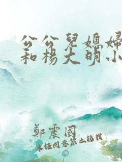 公公儿媳妇苏晴和杨大明小说免费阅读
