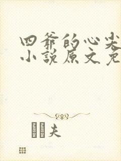 四爷的心尖宠妃小说原文免费阅读
