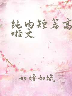 纯肉短篇高h啪啪文