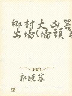 乡村大凶器红杏出墙(墙头等红杏)全文免费