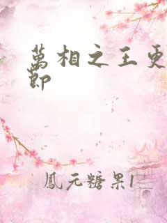 万相之王更新章节