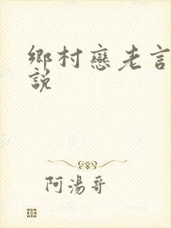 乡村恋老言情小说