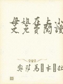 母姐在上小说全文免费阅读