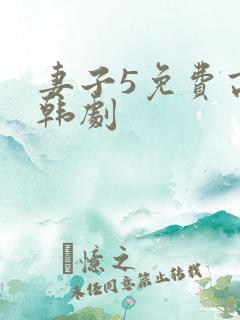 妻子5免费高清韩剧
