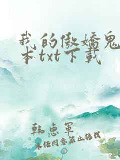 我的傲娇鬼夫完本txt下载