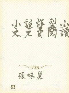小说炸裂小姨全文免费阅读