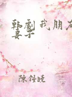 韩剧 我朋友的妻子