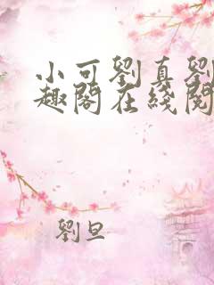 小可刘真刘局笔趣阁在线阅读