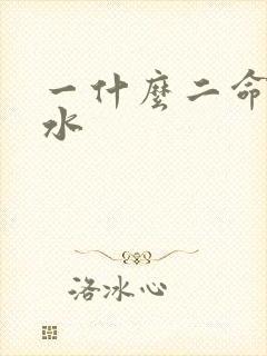 一什么二命三风水