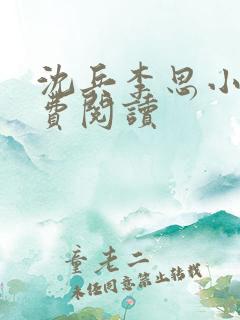沈兵李思小说免费阅读