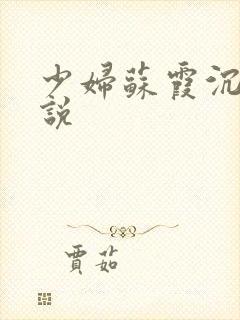 少妇苏霞沉沦小说