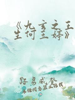 《九玄之王叶浮生何玉婷》正版原著小说