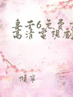 妻子6免费完整高清电视剧在线观看