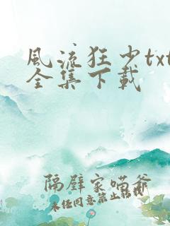 风流狂少txt全集下载