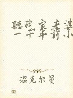 听我家老婆来自一千年前小说
