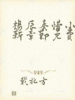 杨辰秦惜小说最新章节免费阅读无弹窗