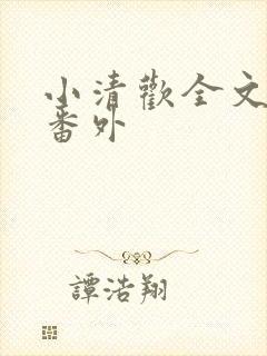 小清欢全文阅读番外