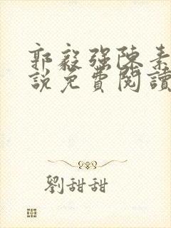 郭毅强陈素卿小说免费阅读笔趣阁