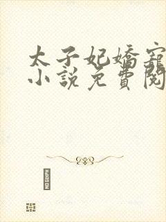 太子妃娇宠日常小说免费阅读