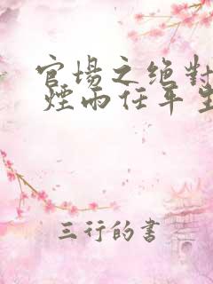 官场之绝对权力 烟雨任平生