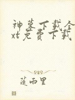神墓下载全本txt免费下载