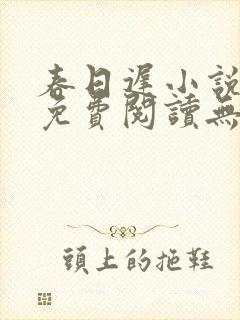 春日迟小说全文免费阅读无弹窗