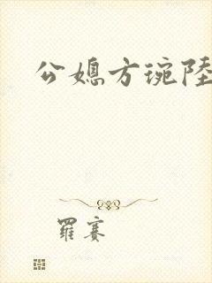 公媳方琬陆怀洲