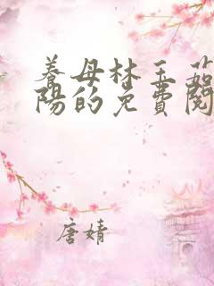 养母林玉茹与林阳的免费阅读