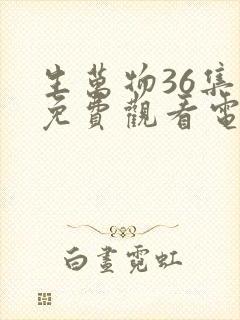 生万物36集全免费观看电视剧策驰