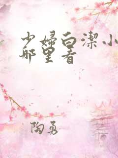 少妇白洁小说在哪里看