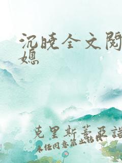 沉晓全文阅读公媳