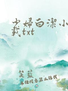 少妇白洁小说下载txt
