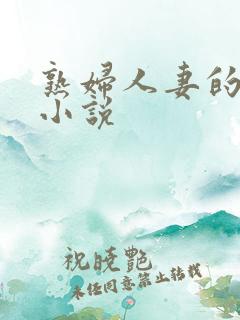 熟妇人妻的堕落小说