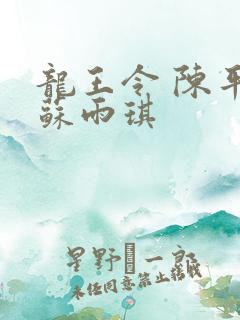 龙王令 陈平,苏雨琪