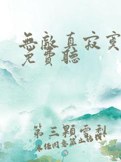 无敌真寂寞全部免费听