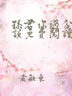 孙君你过分了小说免费阅读无弹窗