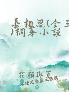 长相思(全三册)桐华小说
