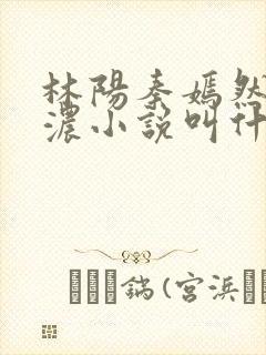 林阳秦嫣然秦墨浓小说叫什么