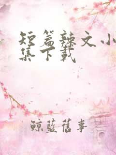 短篇辣文小说合集下载