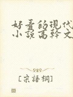 好看的现代言情小说高干文
